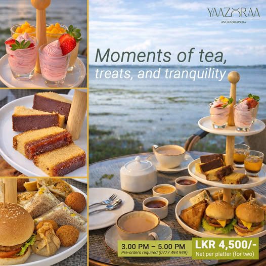 yazora high tea anuradhapura